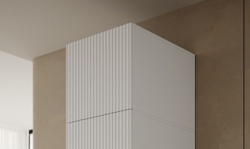 Cama Meble Wardrobe PAFOS 1D BASE 45x55,5x45 white matt image 3