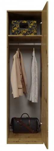 Top E Shop Topeshop SD-50 ARTISAN KPL bedroom wardrobe/closet 5 shelves 1 door(s) Oak image 3