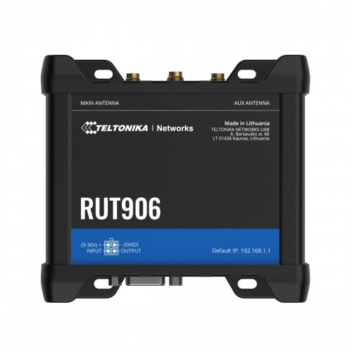 Teltonika RUT906 | Промышленный 4G LTE маршрутизатор | Cat.4, WiFi, Dual Sim, 1x WAN, 3X LAN, IP30 image 3