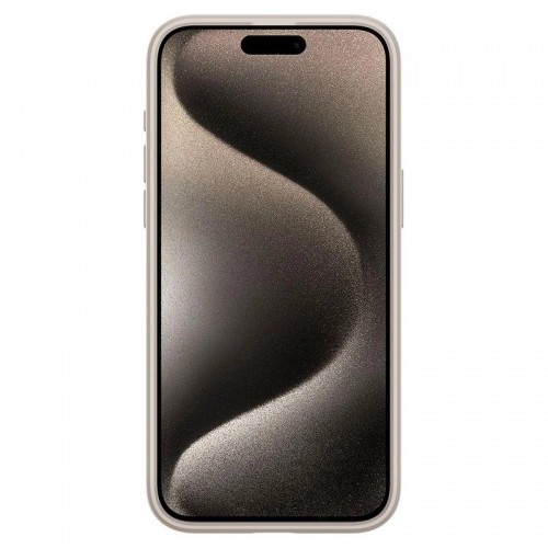 Spigen Ultra Hybrid Mag case with MagSafe for iPhone 15 Pro - matte natural titanium image 3
