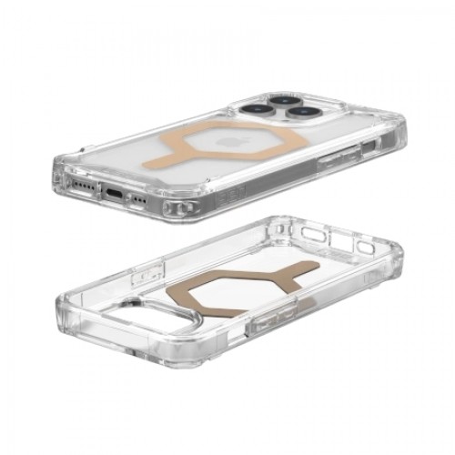 UAG Plyo Magsafe - protective case for iPhone 15 Pro compatible with MagSafe (ice-gold) image 3