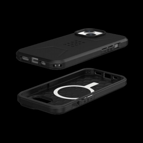 UAG Civilian Magsafe - protective case for iPhone 15 (black) image 3