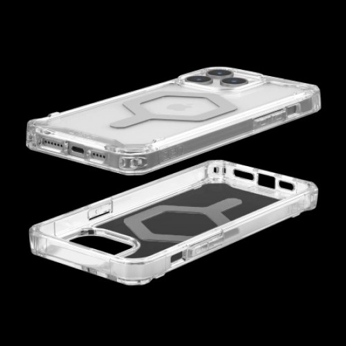 UAG Plyo Magsafe - protective case for iPhone 15 Pro Max compatible with MagSafe (ice-silver) image 3