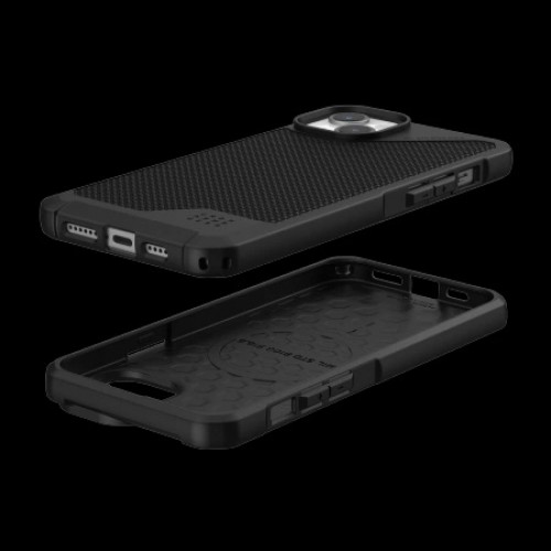 UAG Metropolis LT MagSafe case for iPhone 15 Plus - black kevlar image 3