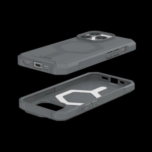 UAG Essential Armor Magsafe - protective case for iPhone 15 Pro (silver) image 3