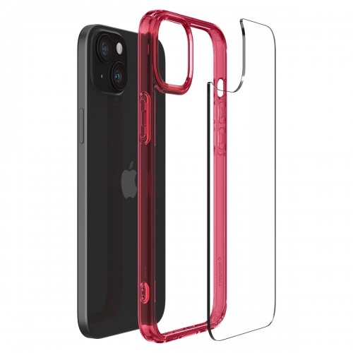 Spigen Ultra Hybrid, red crystal - iPhone 15 image 3