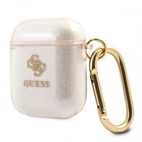 Guess GUA2UCG4GD AirPods cover gold|gold Glitter Collection image 3