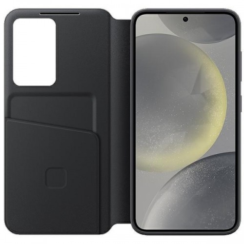 Etui Samsung EF-ZS921CBEGWW S24 S921 czarny|black Smart View Wallet Case image 3