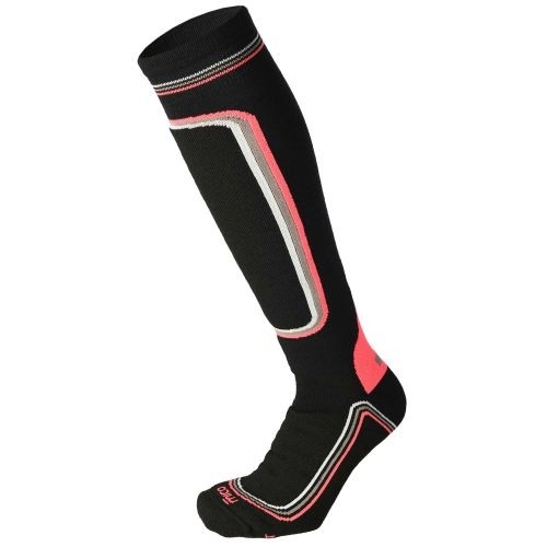 Mico Woman SuperThermo Ski Sock Heavy / Melna / Purpura / 39-40 image 3