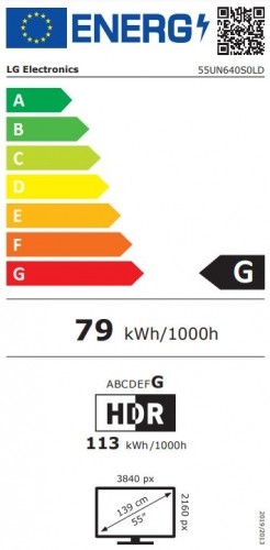 DISPLAY LCD 55"/55UN640S0LD LG image 3