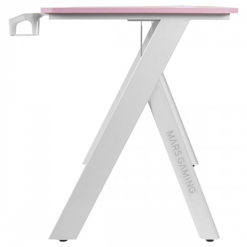 Desk Mars Gaming MGD100RGBP White Pink Steel 100 x 60 cm image 3