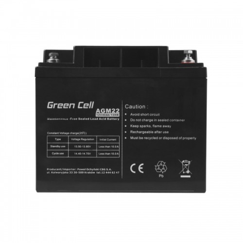 Green Cell AGM22 UPS battery Sealed Lead Acid (VRLA) 12 V 40 Ah image 3