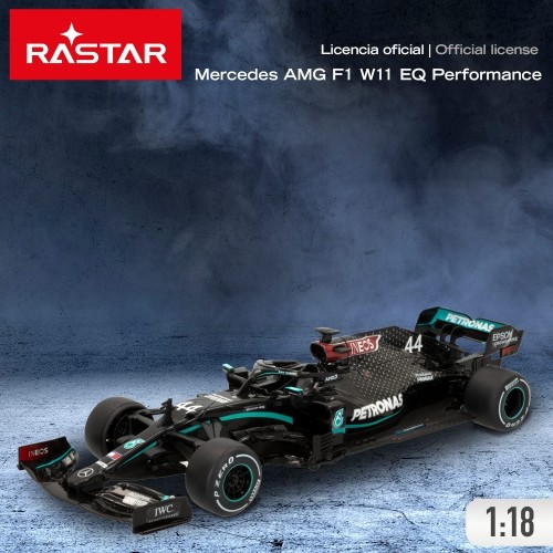 Rastar Радиоуправляемая машина MERCEDES-AMG F1 W11 EQ PERFOMANCE (black) 1:18 6+ CB46981 image 3