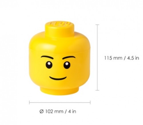 LEGO Storage Head Boy Girl Silly Winky Mini 4 gab. image 3
