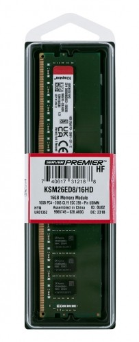 Kingston UDIMM ECC 16GB DDR4 2Rx8 Hynix D 2666MHz PC4-21300 KSM26ED8/16HD image 3