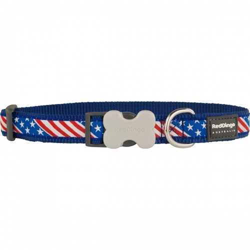 Dog collar Red Dingo STYLE US FLAG 15 mm x 24-36 cm image 3