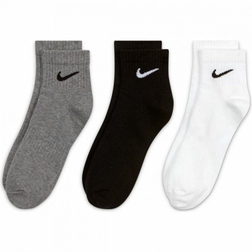 Sporta zeķes Nike Everyday Lightweight Pelēks 3 pāri image 3