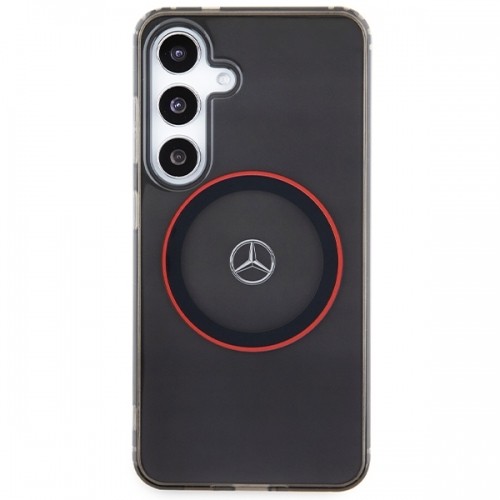 Mercedes MEHMS24S23HUORK S24 S921 czarny|black hardcase Double Layer W| Red MagSafe image 3