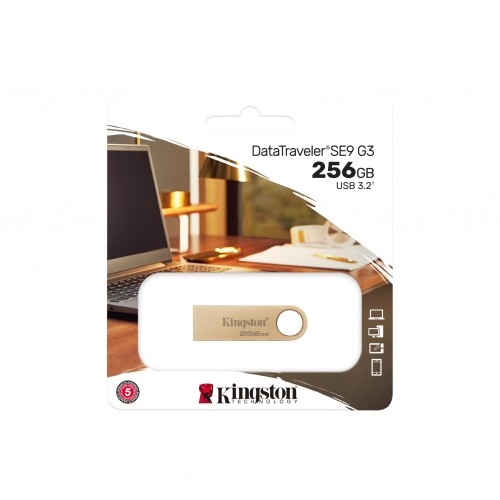 Kingston Pendrive Data Traveler DTSE9G3 256GB USB3.2 Gen1 gold image 3