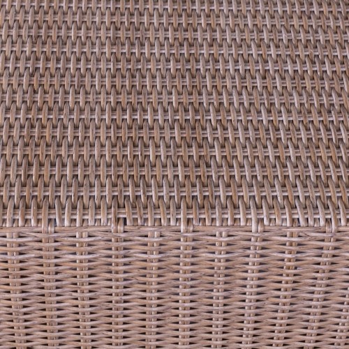 Sun-lounger Patsy Light brown Natural 200 x 70 x 41 cm image 3