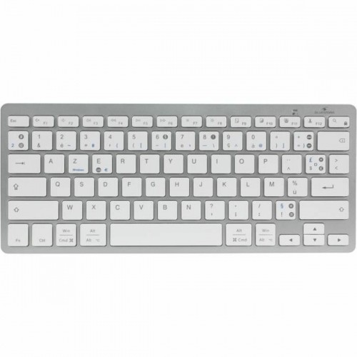 Blueutooth klaviatūra Bluestork KB-MINI-PC-MAC/FR Azerty Francūzis Balts image 3