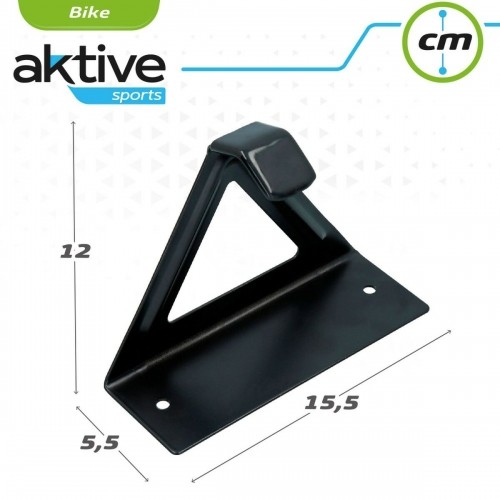 Настенное крепление для велосипеда Aktive Чёрный Металл 15,5 x 12 x 5,5 cm (24 штук) image 3
