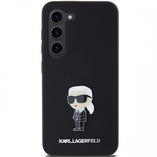 Karl Lagerfeld KLHCS23SSMHKNPK S23 S911 czarny|black Silicone Ikonik Metal Pin image 3