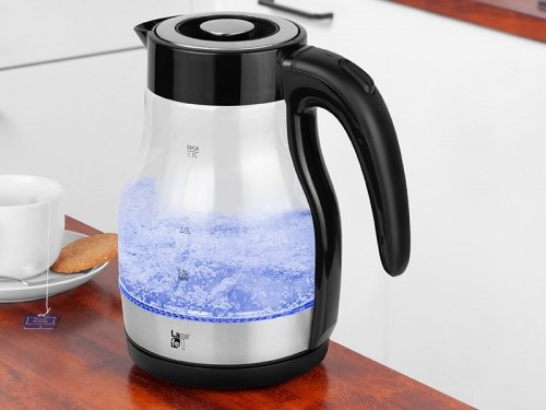 LAFE CEG017 electric kettle 1.7 L 2200 W Black, Transparent image 3