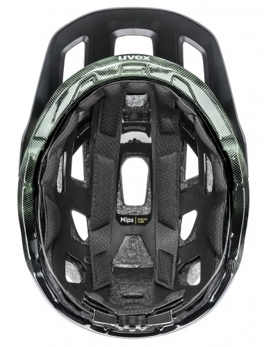 Velo ķivere Uvex react MIPS moss green-black matt-56-59CM image 3