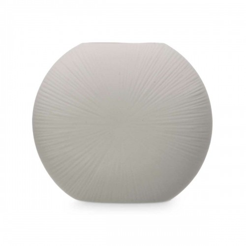Vase Grey Ceramic 29 x 26 x 11 cm (4 Units) Circular image 3
