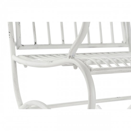 Rocking Chair Home ESPRIT White Metal 60 x 90 x 96,5 cm image 3