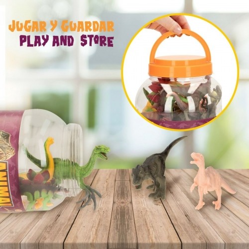 Playset Colorbaby 19 Pieces 6 Units 17 x 9 x 6 cm Dinosaurs image 3