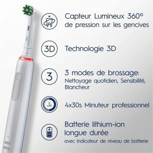 Электрическая зубная щетка Oral-B Pro 3 image 3