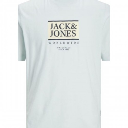 Футболка с коротким рукавом мужская Jack & Jones Lafayette Box Светло Синий image 3