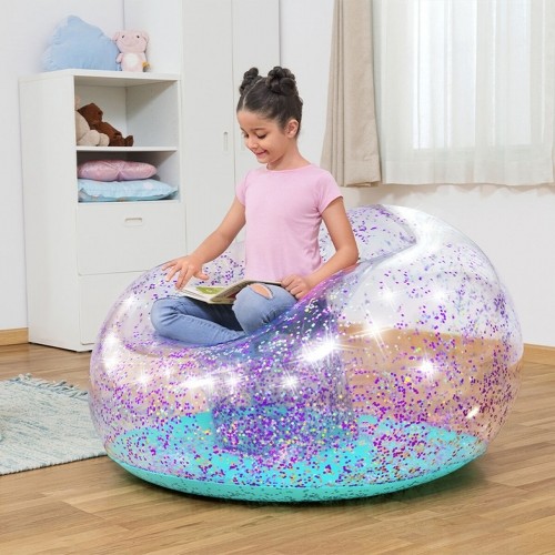 Inflatable Armchair Bestway Multicolour 114 x 112 x 66 cm Glitter image 3