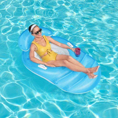 Inflatable Pool Chair Bestway Relaxer 153 x 102 cm image 3