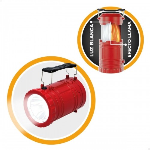 LED Lantern Aktive Red Camping (6 Units) image 3