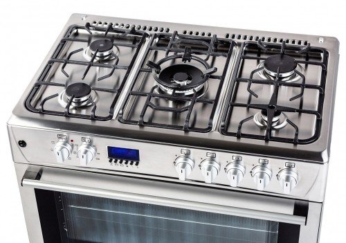 Gas-electric Cooker Ravanson KWGE-K90 Cheff Modern (silver) image 3