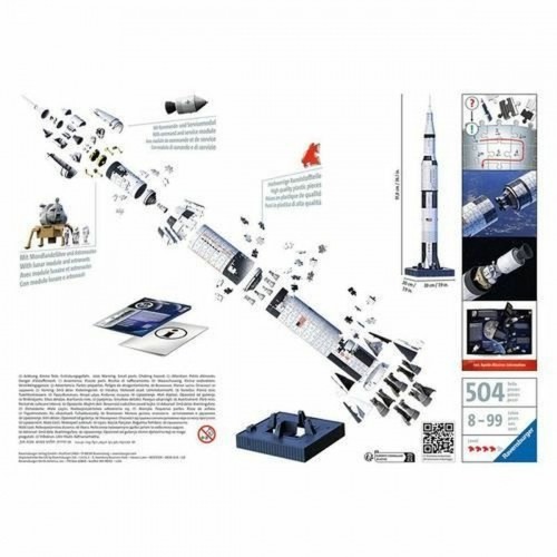 Puzzle Ravensburger Saturn V space rocket image 3