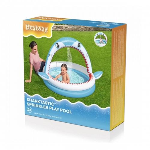 Inflatable Paddling Pool for Children Bestway Shark 163 x 127 x 92 cm image 3