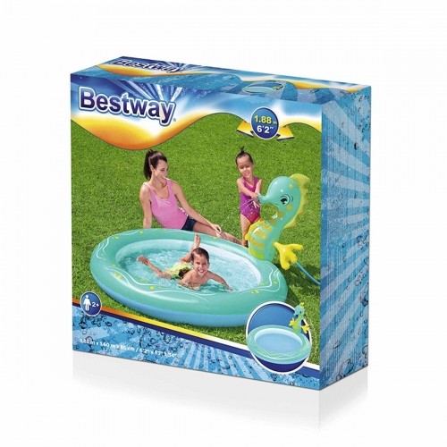 Inflatable Paddling Pool for Children Bestway Sea Horse 188 x 160 x 86 cm image 3