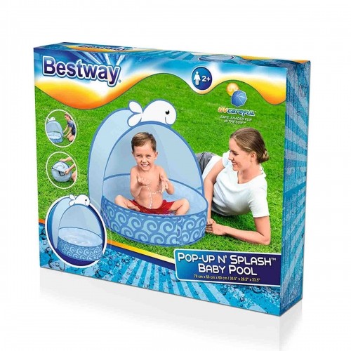 Inflatable Paddling Pool for Children Bestway Whale 78 x 68 x 60 image 3