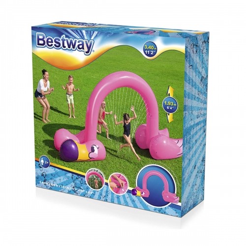 Игрушка, поливалка, распылитель воды Bestway Розовый фламинго 340 x 110 x 193 cm Пластик image 3