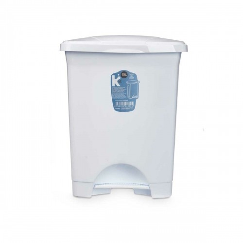 Pedal bin White Plastic 10 L (8 Units) image 3