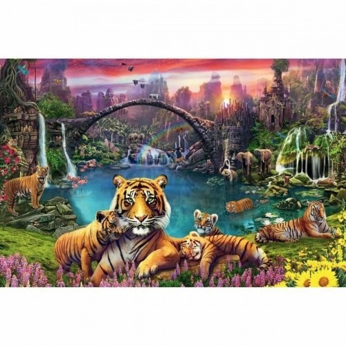 Puzle un domino komplekts Ravensburger Tigers in the lagoon 3000 Daudzums image 3