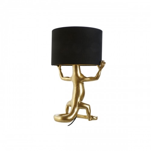 Desk lamp Home ESPRIT Black Golden Resin 50 W 220 V 31 x 28 x 50 cm (2 Units) image 3