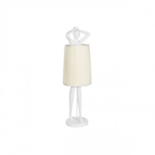 Grīdas lampa Home ESPRIT Balts Sveķi 50 W 220 V 46 x 41 x 137,5 cm image 3