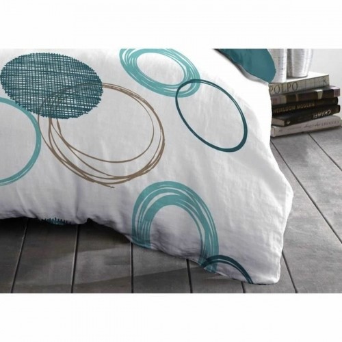 Nordic cover HOME LINGE PASSION Green Circles 220 x 240 cm image 3