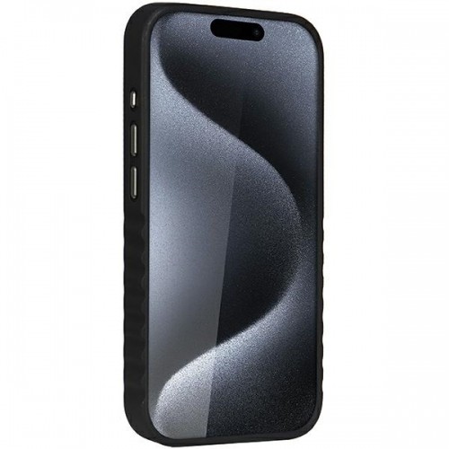 Audi Synthetic Leather MagSafe iPhone 15 Pro Max 6.7" czarny|black hardcase AU-TPUPCMIP15PM-GT|D3-BK image 3