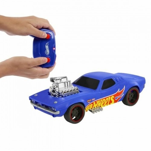 Remote-Controlled Car Hot Wheels Blue Multicolour 1:16 image 3